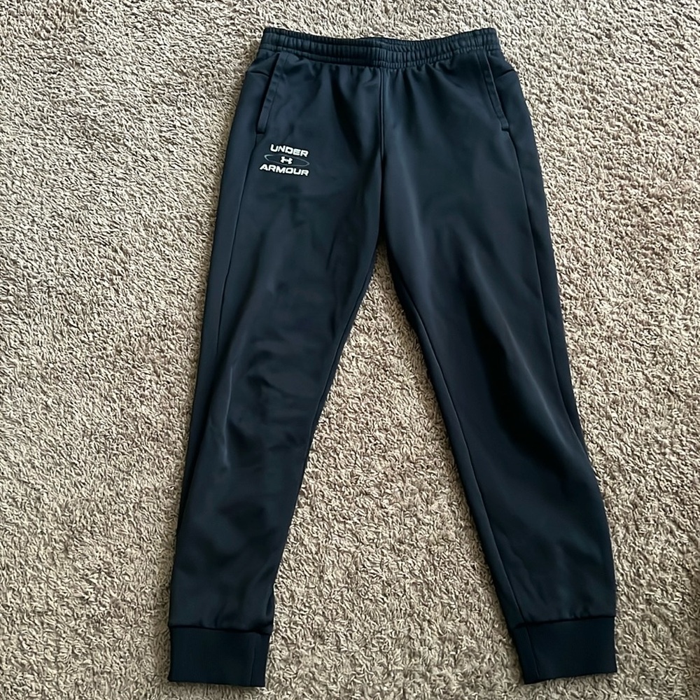 Black Under Armour Youth Fleece Joggers